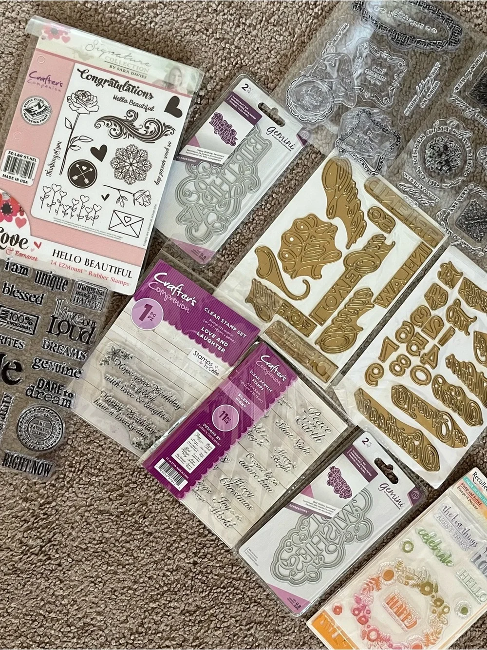XL Assorted Craft Die Cut and Embossing Tool Set - Various Brands